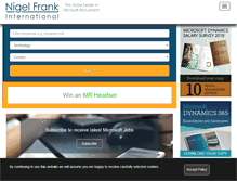 Tablet Screenshot of nigelfrank.com